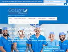 Tablet Screenshot of golightbariatrics.com